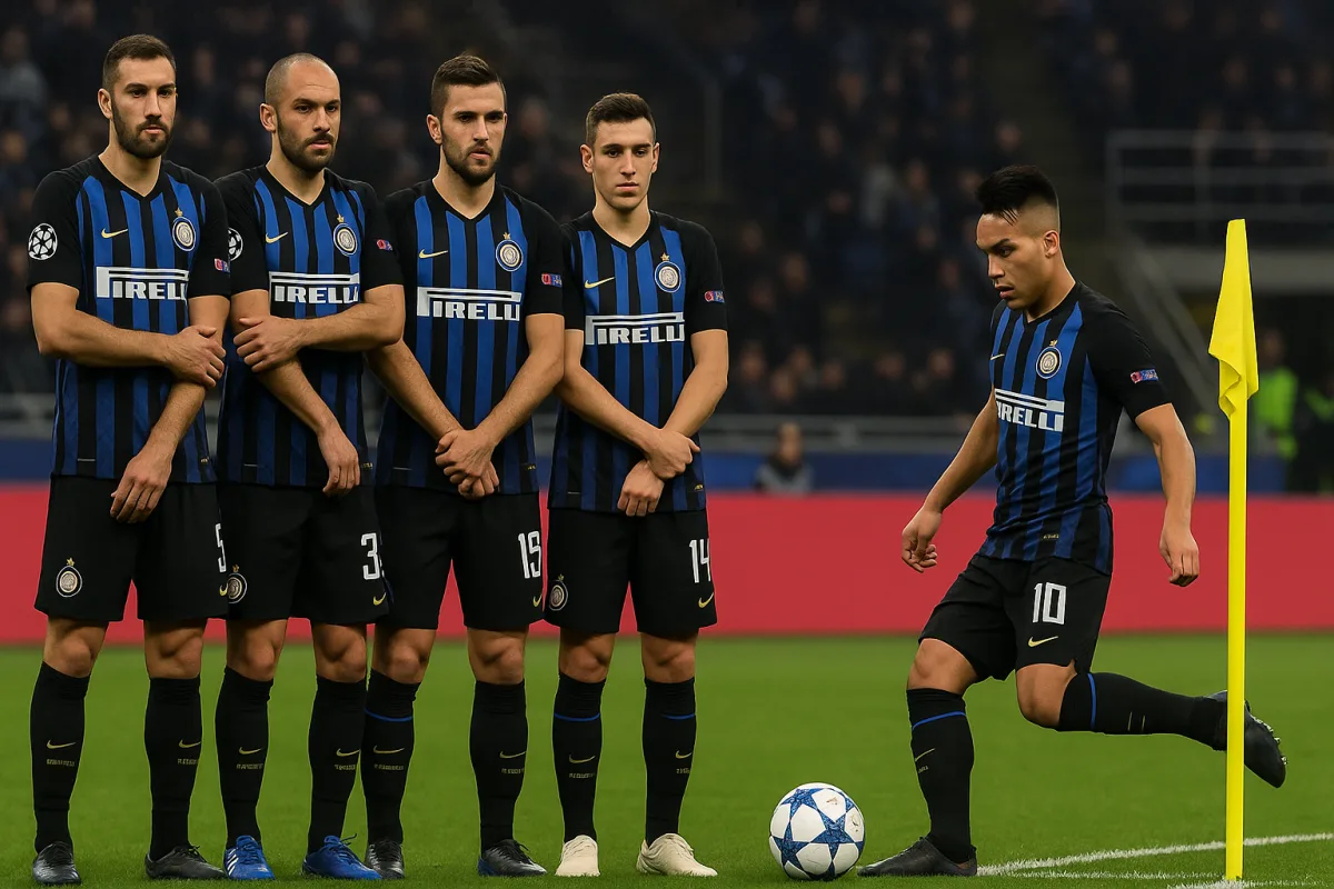Studio delle palle inattive offensive: la scelta della barriera e il posizionamento nel corner dell’Inter